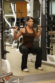 smith machine squat image