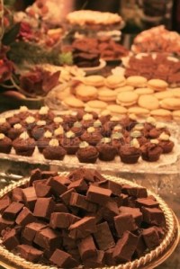2464239-fudge-brownies-cookies-and-candy-layed-out-on-fancy-table