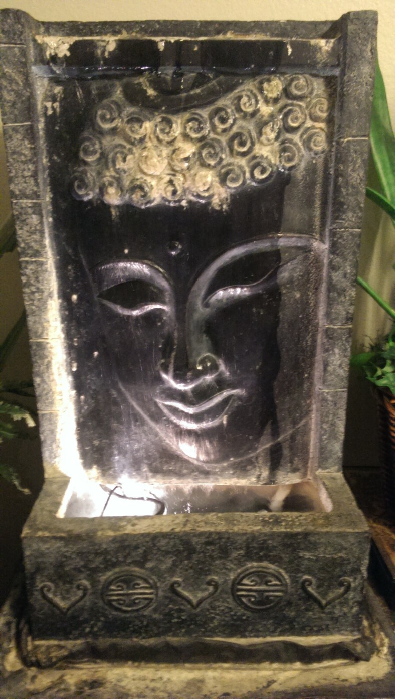 Buddha Fountain in my dining room