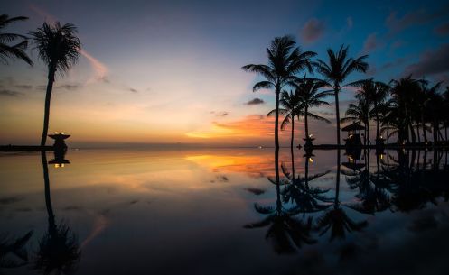 sunset in Bali