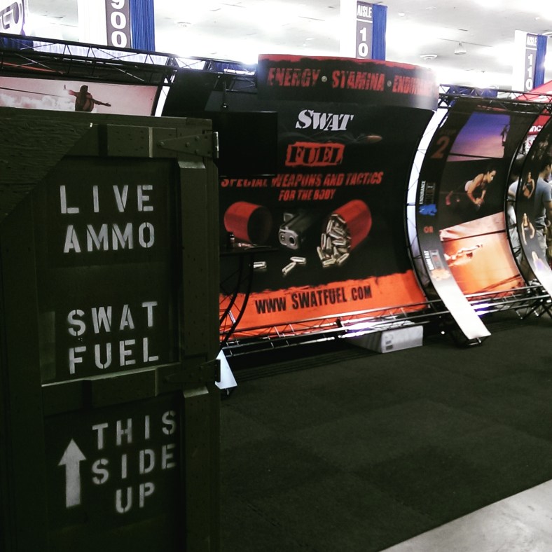 The SWAT Fuel booth at the San Jose Fit Expo