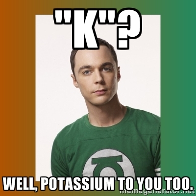 K potassium